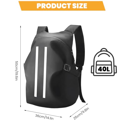 yucenbra Waterproof Motorcycle Backpack 40L