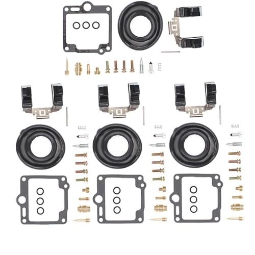 Kit réparation carburateur Yamaha XJ700 Maxim X 1985-1986 de 4 pièces avec diaphragme et flotteur