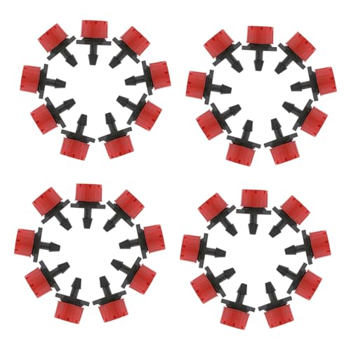 MOTHNUR 200個 可調節流量エミッター ガーデン点滴潅漑用スプリンクラー 散水方式対応 チューブ対応 小花壇 果樹 鉢植え向け