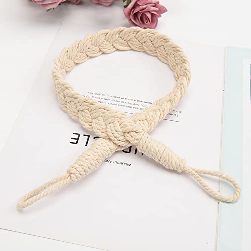 Crochets de Rideaux embrasses embrasses Clips de Boucle embrasses de Rideaux pour la décoration de Salon Chambre à Coucher (Argento 51 cm)