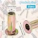 Moicstiy 25Pcs M8 Steel Multi Grip Rivet Nuts Pre Bulbed Shank Zinc-Plated Flat Head Threaded Insert Nut Construction Fasteners for Industrial