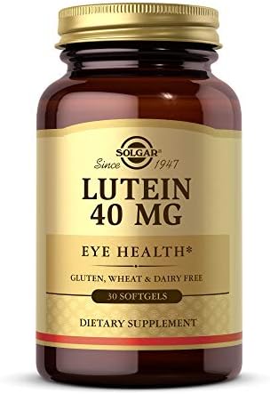 Solgar Lutein Softgels, 40 Mg, 30 Count