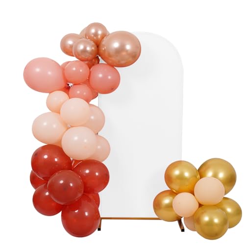 Peomeise 6FT Wedding Arch CoverWhite Arch Backdrop Cover Stretchy Spandex Backdrop Stand Covers for Birthday Party Ceremony Banquet Decor72 L x 31.2 W