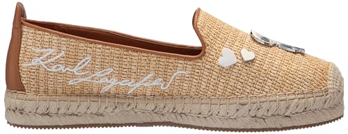 Image of Karl Lagerfeld Women's Michaela Slip on Espadrille Sandal with Pins