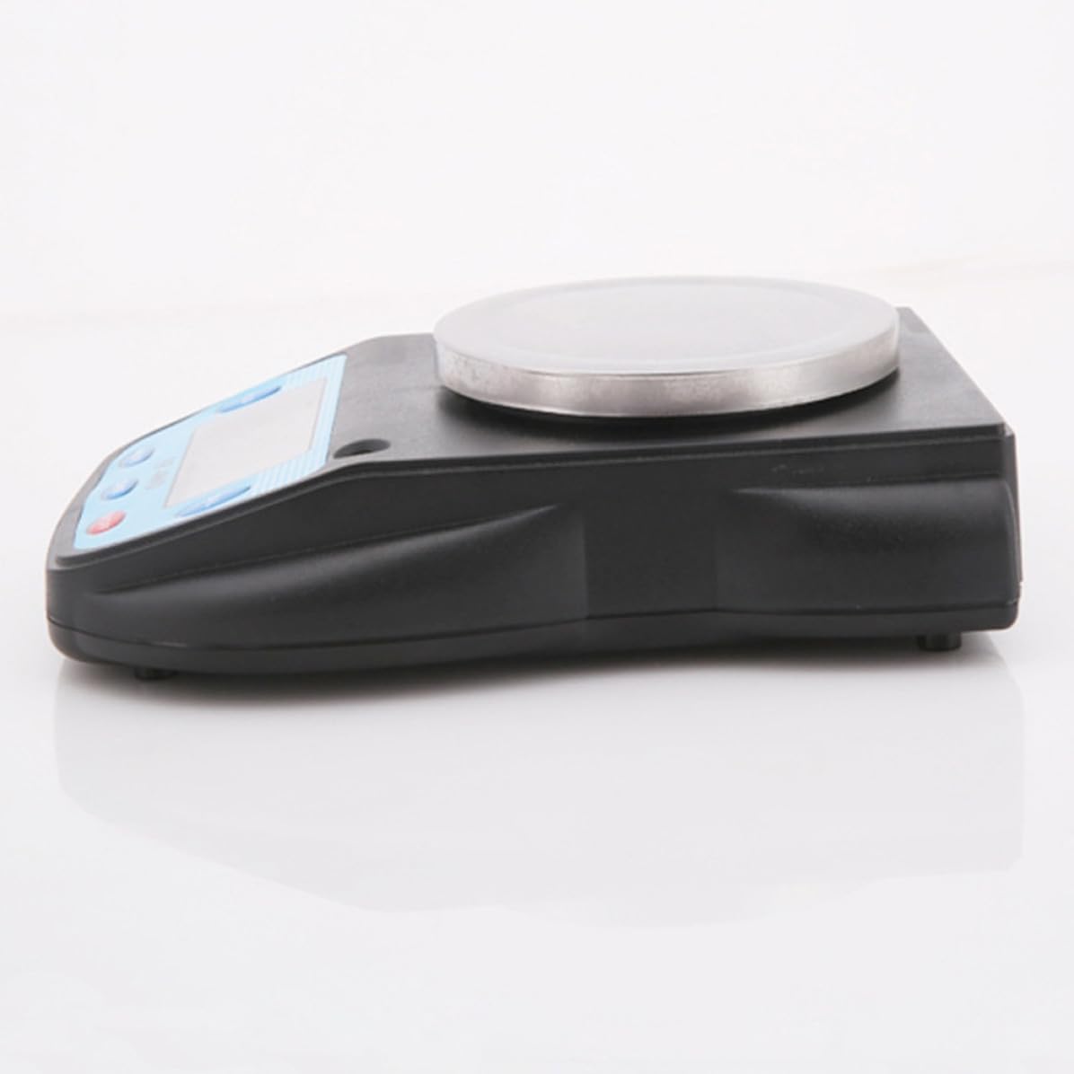 Bilancia Elettronica di Precisione da 500g Piattaforma Rimovibile e Funzione Conteggio Pezzi, Compatta e Portatile in Plastica Nera per Cucina