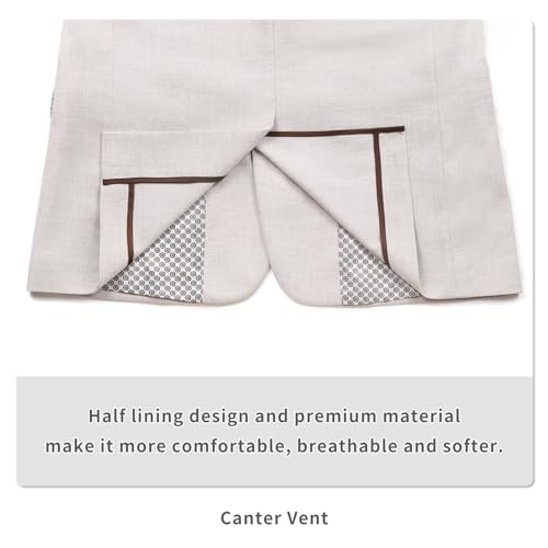 AMY ZHU Men's Sport Coat Modern Fit 2 Button Lightweight Stretch Breathable Blazer Jacket for Casual Daily Travel Wear3