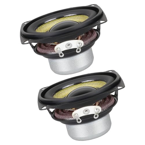Jazuaiao Altavoces de neodimio de rango completo de 15 W y 4 Ω, diseño de largo alcance que garantiza distorsiones mínimas a altos volúmenes, instalación sencilla