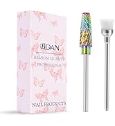 BQAN 5-in-1 Pro Upgraded Nail Drill Bit Fast Remove Acrylic Gel Nail for Manicure, Tungsten Drill...