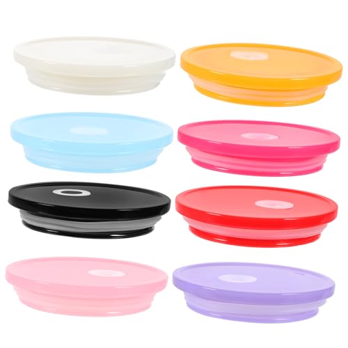 BRIGHTFUFU Straw Cup Lid for Tumbler Reusable Cup Covers Leakproof Mug Accessory Water Lids