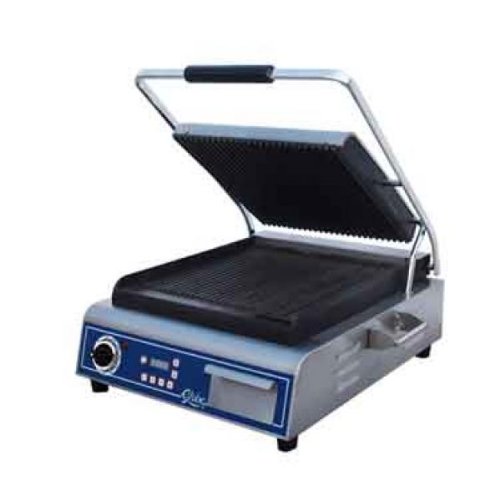 Globe Sandwich Panini Grill Single Countertop Electric GPG14D