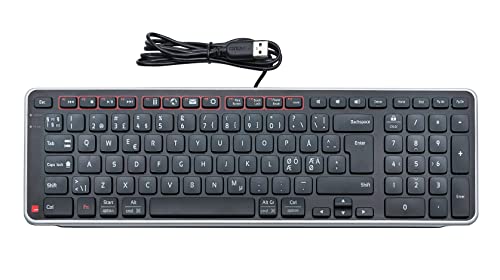Clavier filaire AZERTY Contour Balance Keyboard super mince contre la fatigue