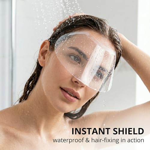 50 Stück Duschschutz Gesichtsvisier, Transparent Augenschutz für Haarewaschen & Duschen, Profi Zubehör für Wimpernverlängerung & Microblading