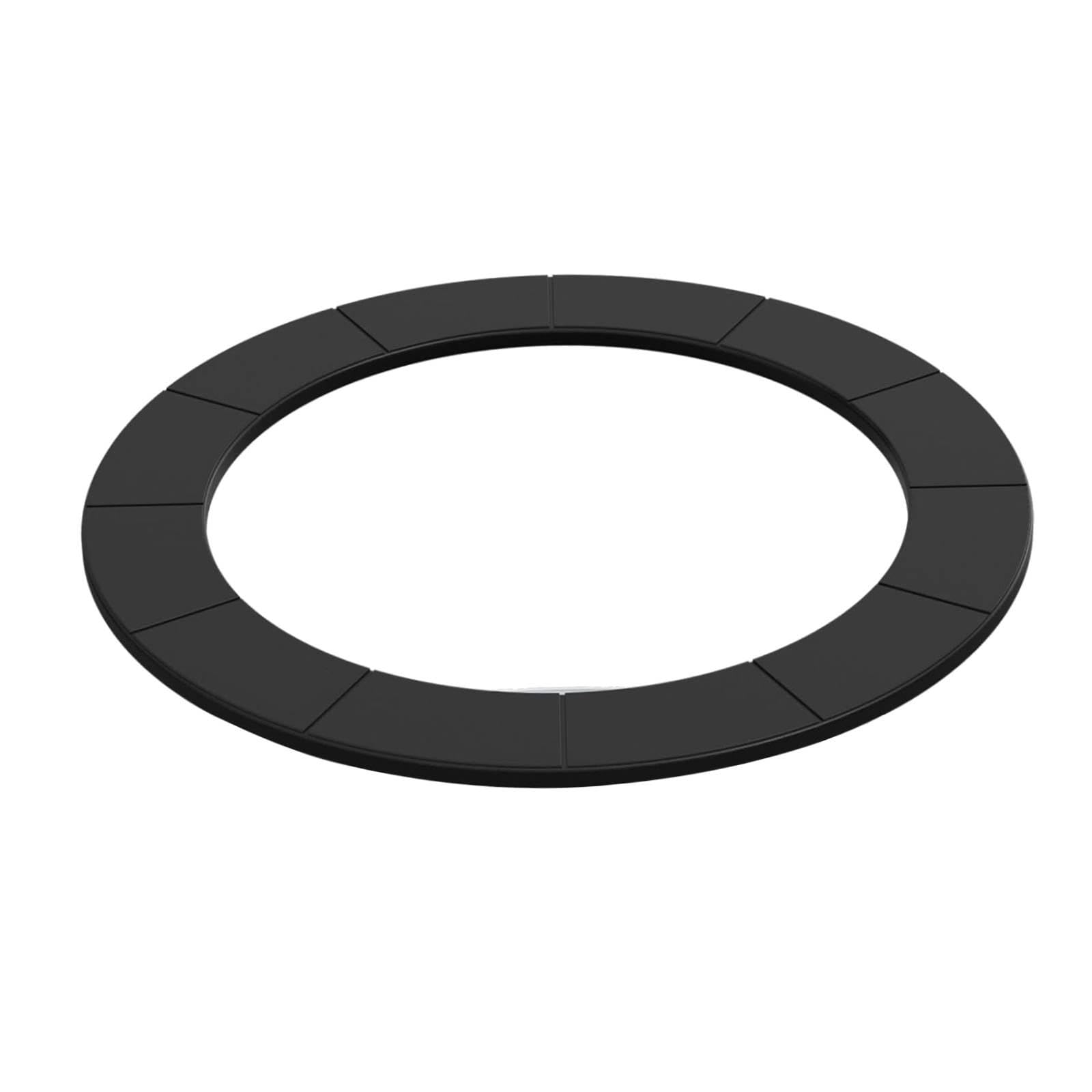 Amagogo Trampoline Secure Pad Mat Round Frame Thick Black Removable Surround Foam Cover Spring Protection, 8ft