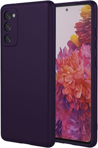 Image of DIZORO Microfiber Candy Case Compatible for Samsung S20 Smooth Touch Cushion Liquid Soft Silicone Gel Rubber Phone Cases Non-Slip Full Body Protective Shockproof Back Cover (DEEP)