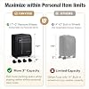 Softside Carry on Luggage Airline Approved, 17 Inch Underseat Carry-on Luggage with Removable Spinner Wheels, Small Personal Item Suitcase for Travel Business (Black, 17 inch_Underseat)