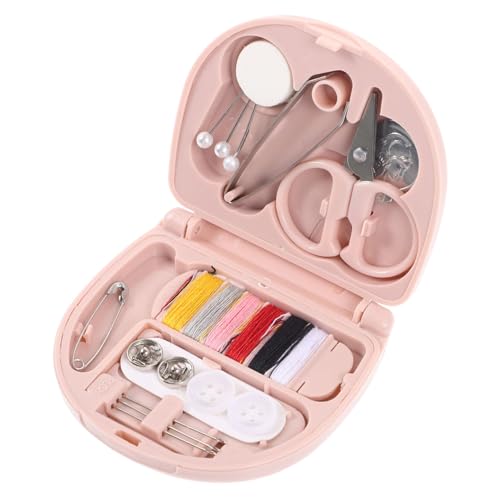 Gogogmee Sewing Kit Thread and Needle Kit Compact Pin Storage Box for Sewing Tools Hook Box Needle Storage Organizer
