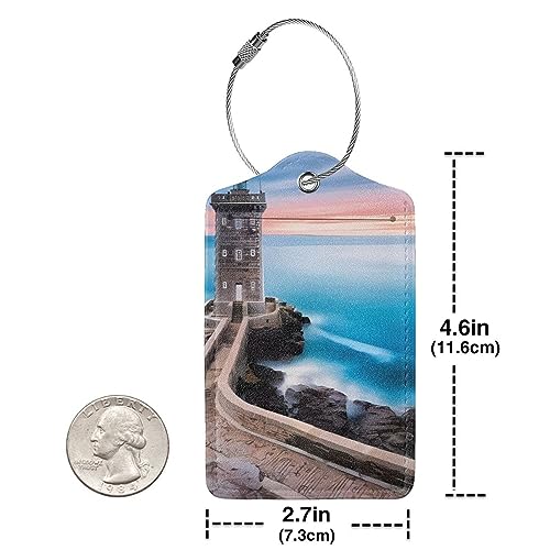 Étiquette de bagage phare de plage pour sécuriser votre valise