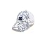 Whtie/Navy Blue Tropical Hat/3d Navy Clover