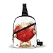 Gym Sling Bag, wasserabweisender Reiserucksack Outdoor Chest Umhängetaschen Crossboby Casual Daypack Für Männer Frauen, Niedlicher Teddybär Liebe Big Red