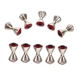 UPKOCH 10pcs Copper Dumbbell Eyes for Fly Tying Smooth Edge Design Enhances Weight and Balance Fishing Lure Accessories for All Water Conditions
