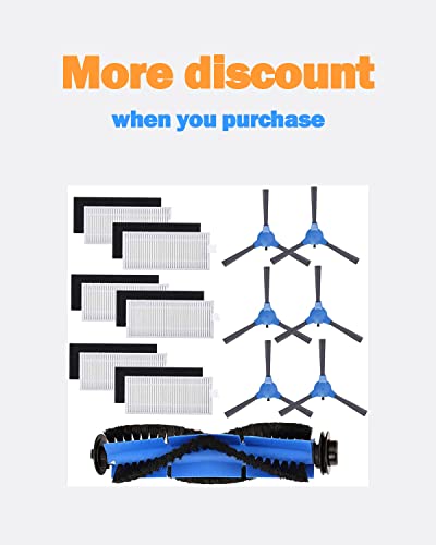 Image of BBT BAMBOOST Replacement Parts for Eufy Robovac 11S, G30, G40, G30, G35+, 15C, 25C, 35C, G20, G30 Hybrid, G30 SES Series, G40 Hybrid, G40 Hybrid+, Brush Guard, Accessories (2 Pack)