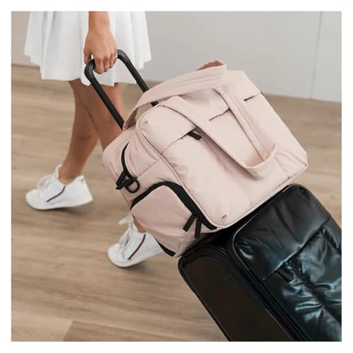 Down Duffel Bag Large Capacity Women Shoulder Bags Multifunctional Large Capacity Dry Wet Separation Hand Bag(Yellow)4