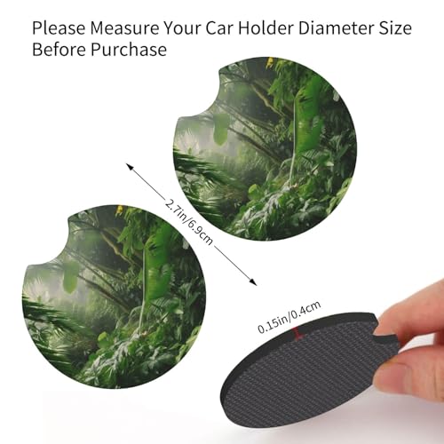 Posavasos para auto con diseño tropical 2 unidades miniatura 5