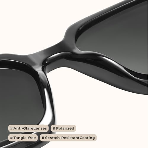 livho Rectangle Polarized Sunglasses Trendy for Women Men Retro Sun Glasses for Women Men 2025 Oversized UV Protection Shades3