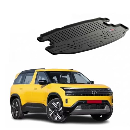 Image of 3D TPE Car Boot Mat for Sierra Custom Fit, Heavy Duty & Anti-Slip Boot Mat | All Weather Resistant, Waterproof & Dustproof Trunk Liner, Car Dicky Mat for Sierra