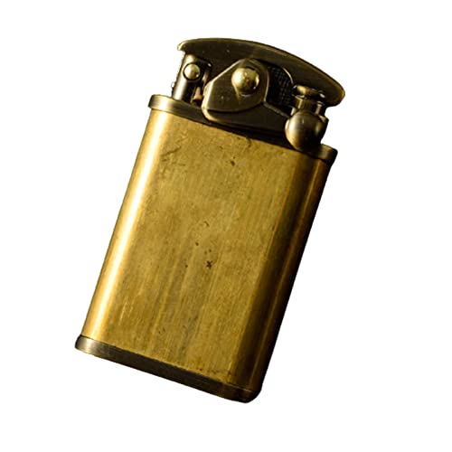 Briquet coupe-vent rechargeable en bronze parfait pour vos soirées en terrasse