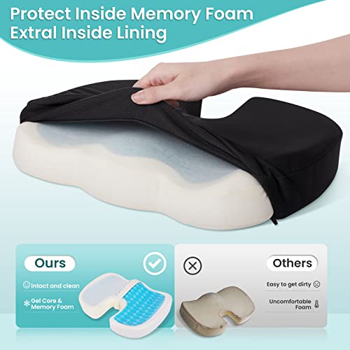 Cushzone CUSHZONE-CZ0002-BL Office Chair Seat Cushion thumb #3