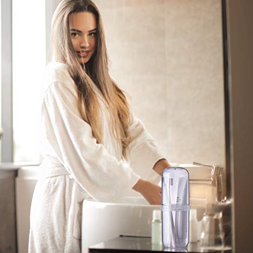 Hemoton Porta-Pasta de Dente de Plástico para Escova de Dentes de 2 Peças E Conjunto de Caneca de De