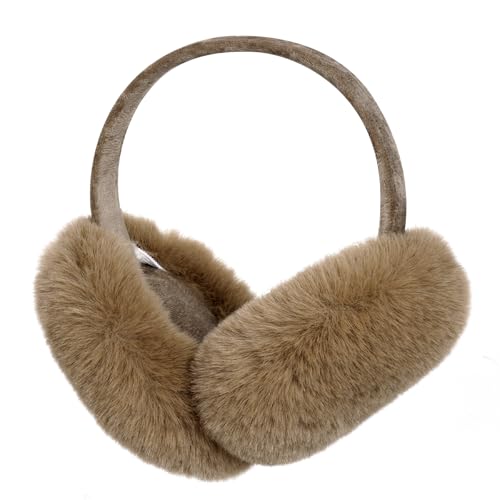 choyaxo Ear Muffs Foldable Fuzzy Cute Ear Warmers for Women Outdoor Winter Accessories