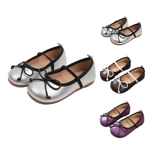 Girls Dress Shoes Flower Toddler Kids Mary Jane Ballet Flats Bow Wedding Party Communio𝐧 Shoes for Toddler Girls4
