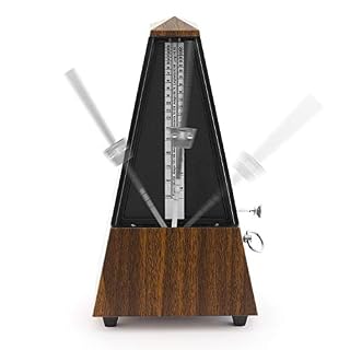 Theodore MET21-WD Métronome mécanique en bois – Style pyramide classique – Idéal pour une utilisation avec des claviers… - Les Beatles, Paul McCartney, John Lennon, RIngo Starr, George Harrison Theodore MET21-WD Métronome mécanique en bois - Style pyramide classique - Idéal pour une utilisation avec des claviers… – Image 2
