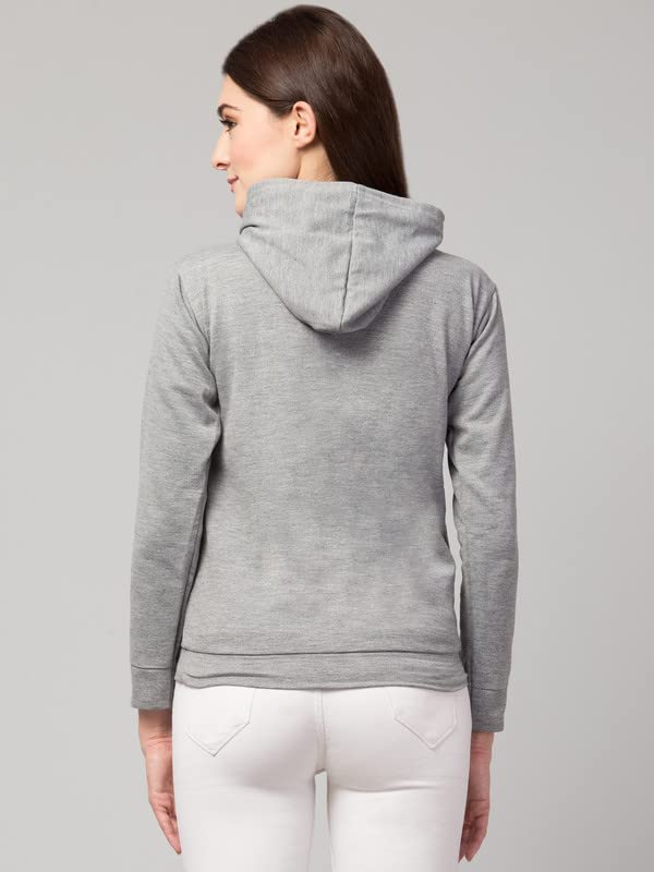 Image of Women's Fleece Plain Hoodie