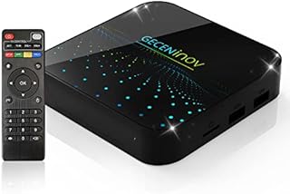 Android TV Box, Smart TV Box 10.0 4GB RAM 32GB ROM H616 Quad-Core 64-bit ARM Cortex-A53 Android Box with 2.4G/5G Dual WiFi 10/100M Ethernet, Support H.265/4K Ultra HD/3D/BT 5.0/HDMI 2.0
