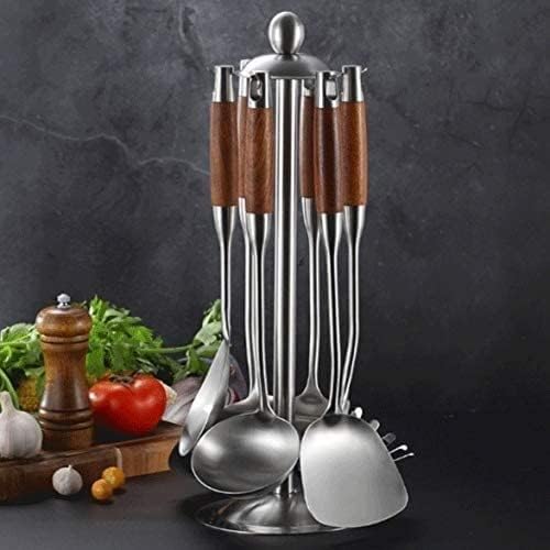 Kitchen Utensils Set, Cooking Utensils Set Spatula 304 Stainless Steel Kitchenware Set Spoon Fishing Colander Household Kitchen Utensils Frying Spatula