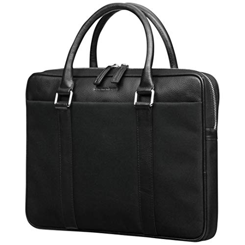 14 inch Slim Laptop Bag, Full Grain Leather - Image 6