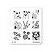 Winstonia Nail Stamping Plate Summer Spring Floral and Flowers Manicure Designs