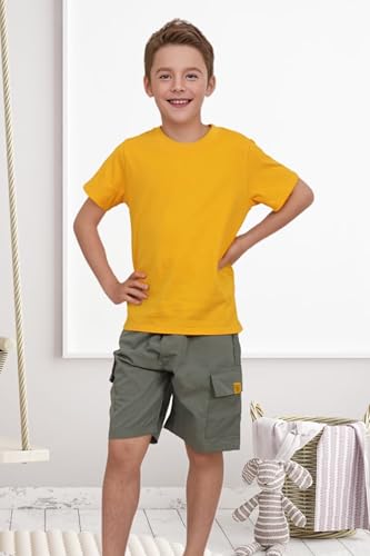 Image of Family Feeling Boys Short Sleeve Crewneck Kids T-Shirts Top Girls Tee