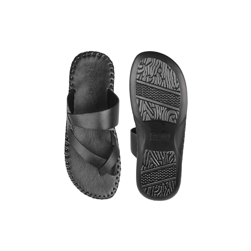 Image of Metro Mens Leather Chappals