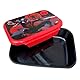 Spiderman Marvel 2-teiliges Lunch-Set aus Aluminium und Brotdose mit faltbarem Ausgießer und Brotdose