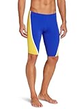 The Finals Men's Glide Splice Jammer Swimsuit, Royal/Gold, 28