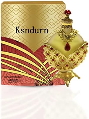 Hareem Al Sultan Gold Parfum Oil, Ksndurn Arabic Perfume Women – Oriental Woody Floral Fragrance Perfect for Evening & Special Occasions (12ML)