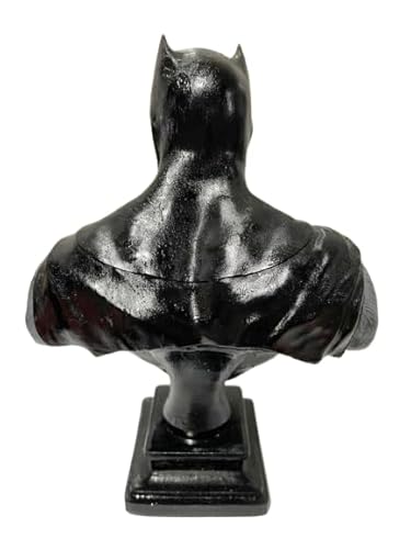 Kit Bonecos Busto Coringa e Batma 15cm Colecionável Estátua em Resina Miniatura Enfeite