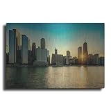 Luxe Metal Art 'Chicago - Air and Water Show' by Luxe Portfolio, Metal Wall Art, 16"x12"