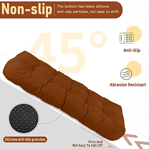 Focuprodu 3 Piece Set Of Wicker Furniture Cushions. Thickened And Durable Patio Furniture Cushions, All-Weather Outdoor Furniture Cushions For Outdoor/Indoor Use (Coffee) #TOP3