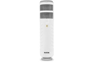 Rode Podcaster Microphone with USB-C Output, White