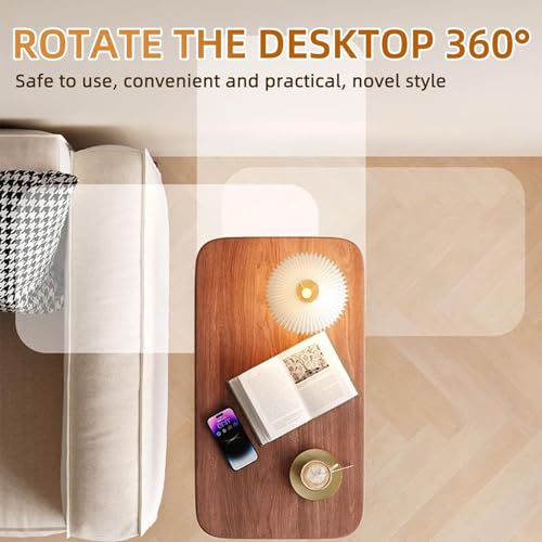 Mesa lateral en forma de C regulable de 45-80 cm y rotación de 360 grados 7